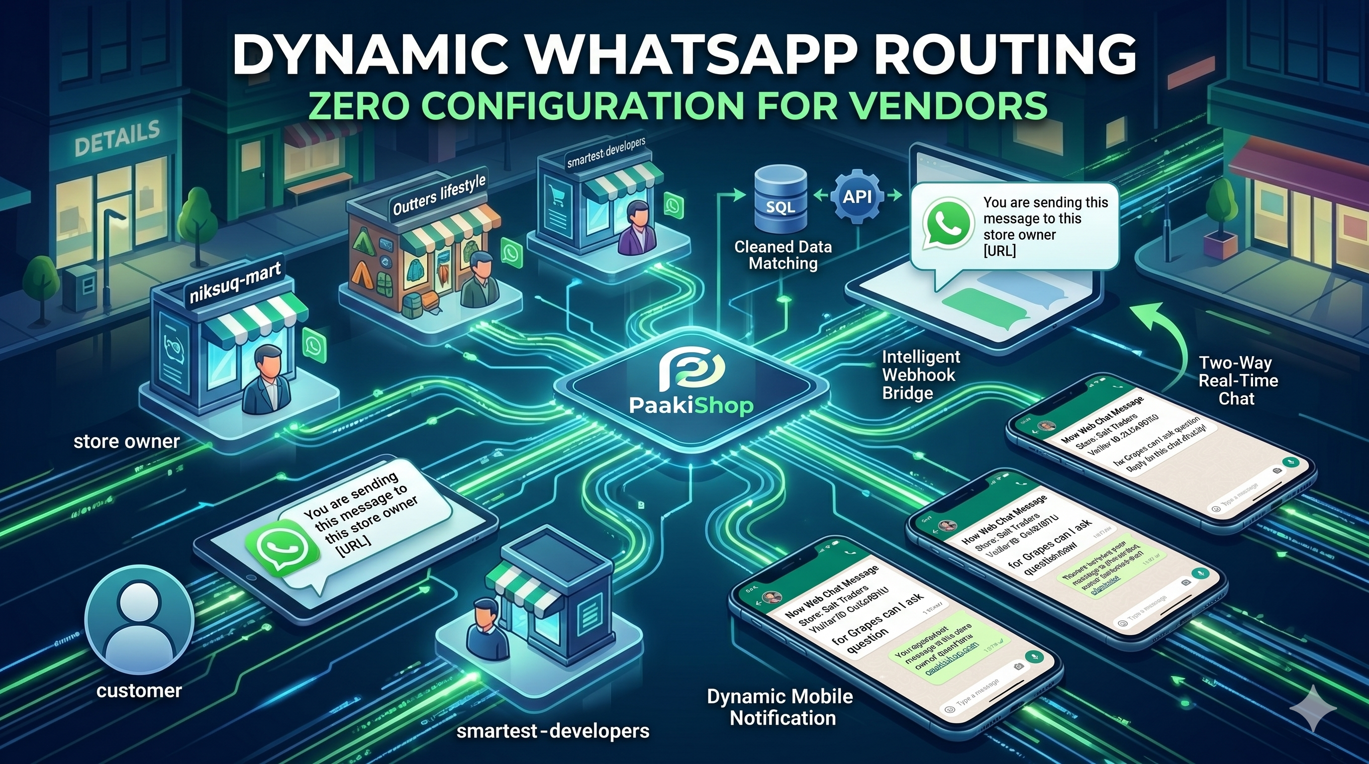 Revolutionizing Vendor Support: Dynamic WhatsApp Routing is Live on PaakiShop!