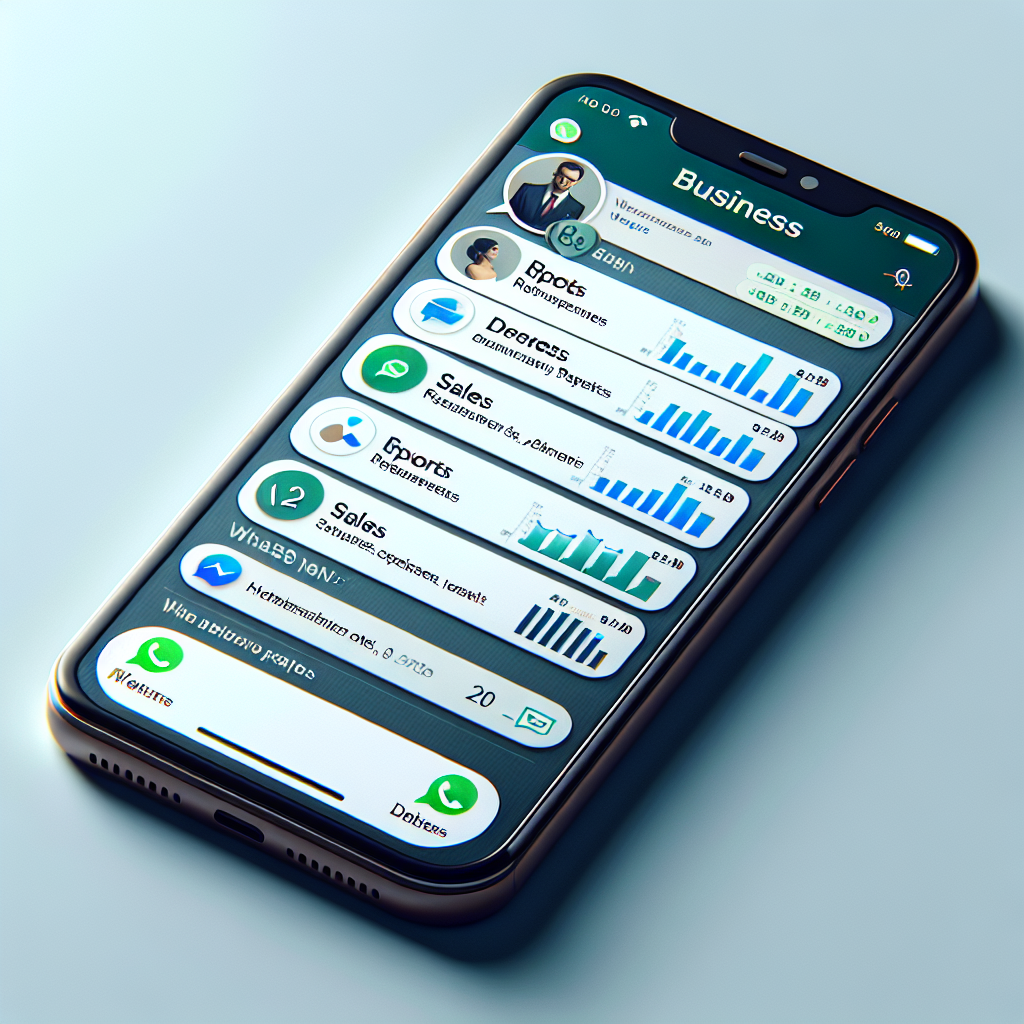 Realistic WhatsApp POS Reports Mockup - PaakiShop AI