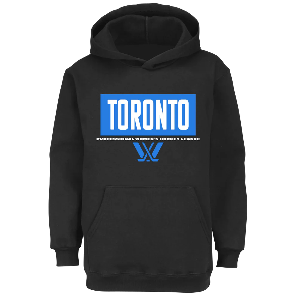 Toronto PWHL Black Pullover Hoodie