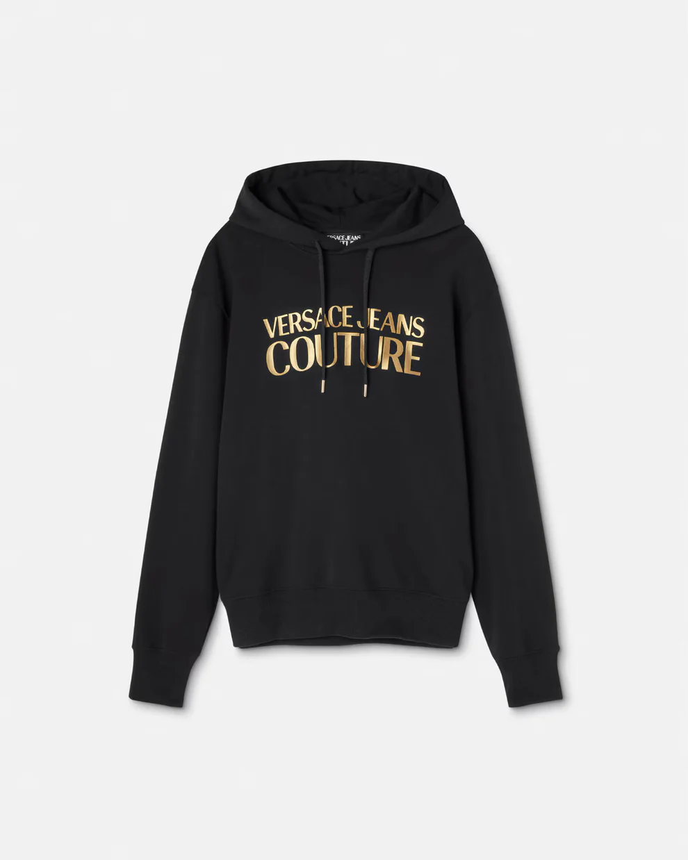 Versace Jeans Couture Black Zipper Hoodie – Recreated Edition